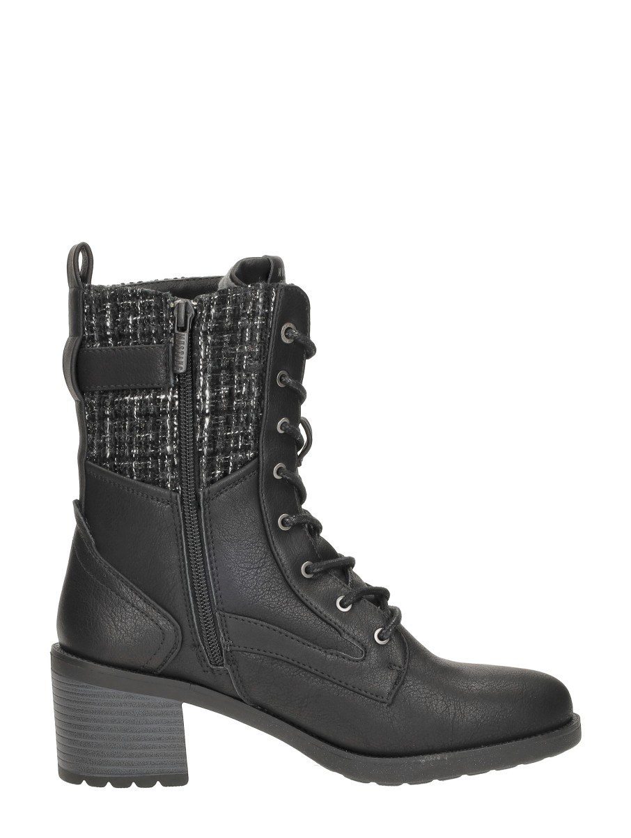 Mustang - Veterschoenen Hak – zwart – foto 4 van 4