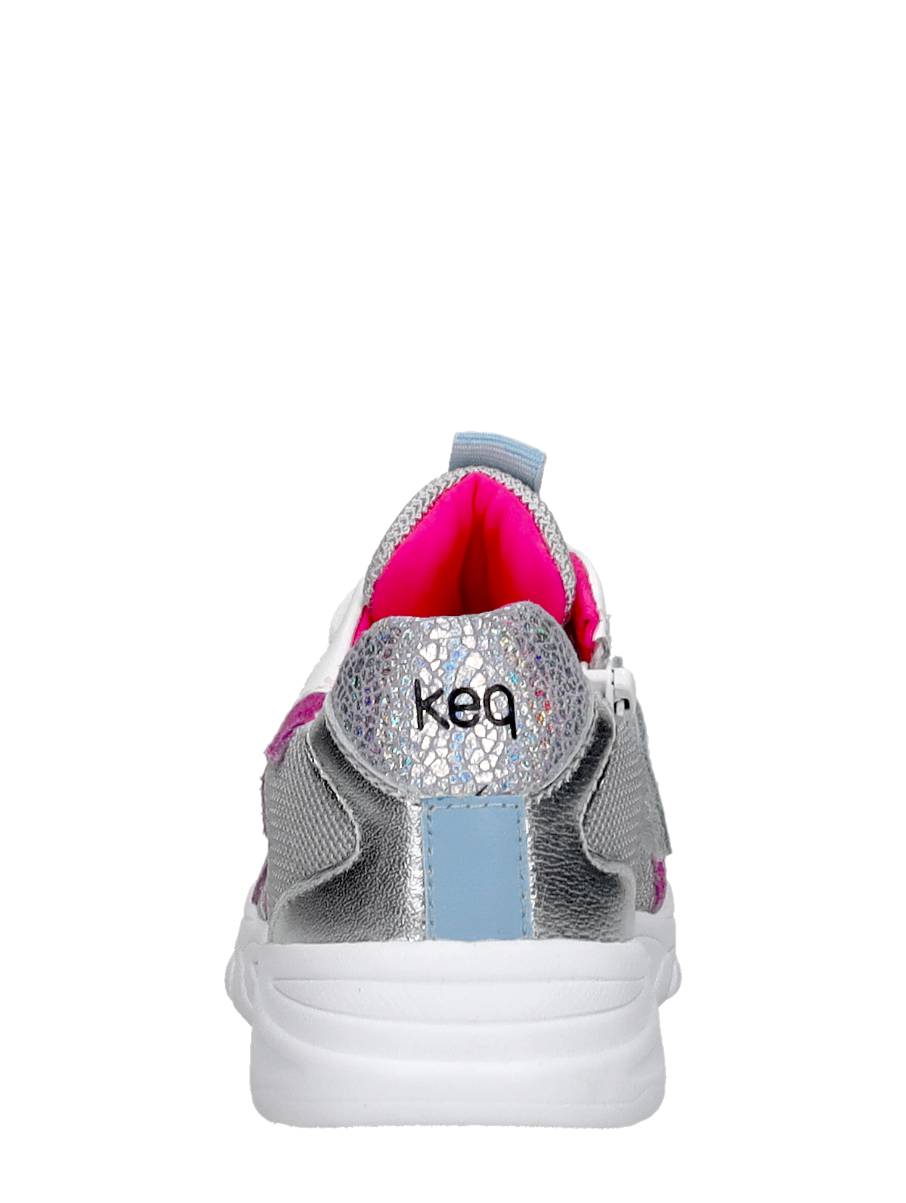 Keq - Sneakers Laag Zilver – foto 3 van 4