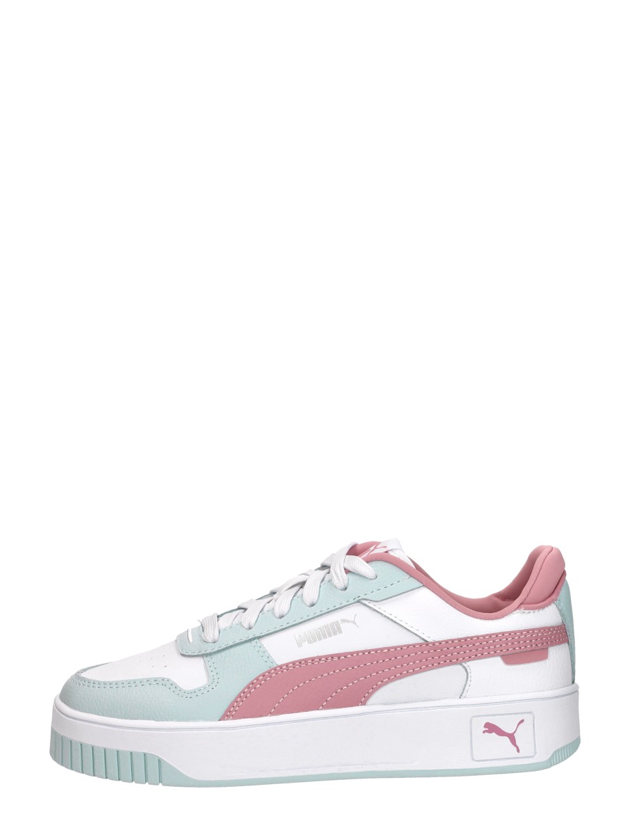 Puma Carina kindersneaker groen