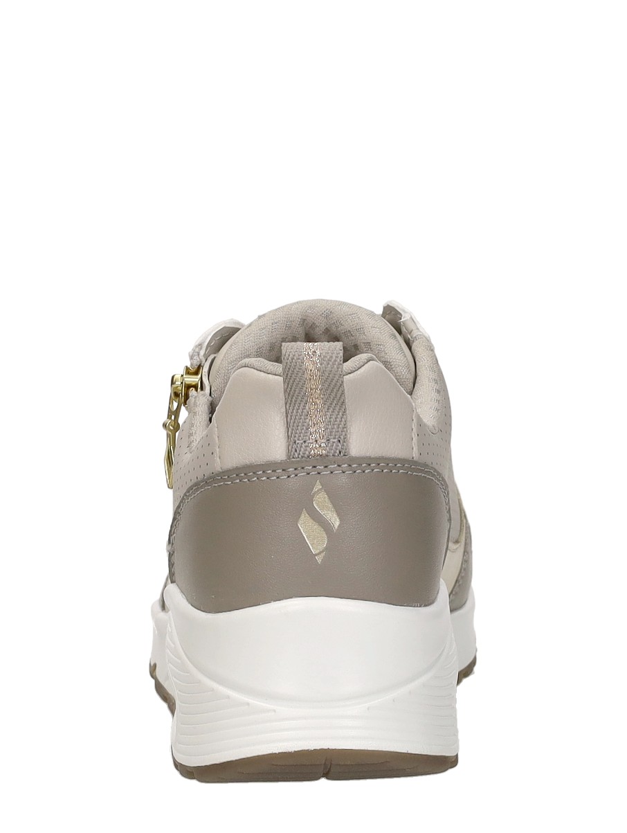 Skechers - Uno - Metallic Sliders – beige – foto 3 van 4