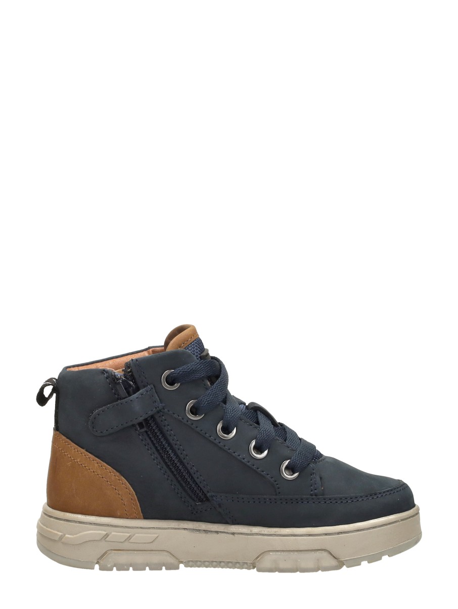 Keq - Veterschoenen Hoog – blauw – foto 4 van 4