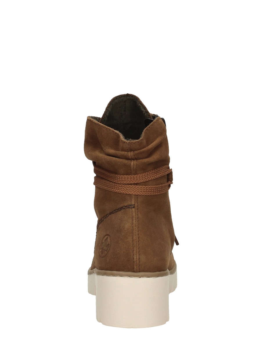 Rieker - Veterschoenen Hoog – donkerbruin – foto 3 van 4