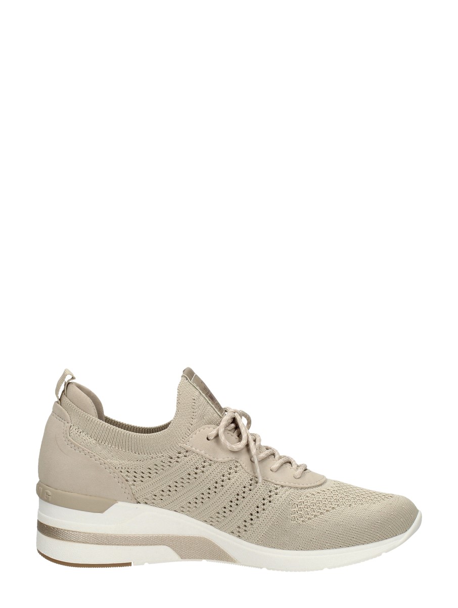 Mustang - Dames Sneakers Gebroken Wit gevonden by ShwayBox