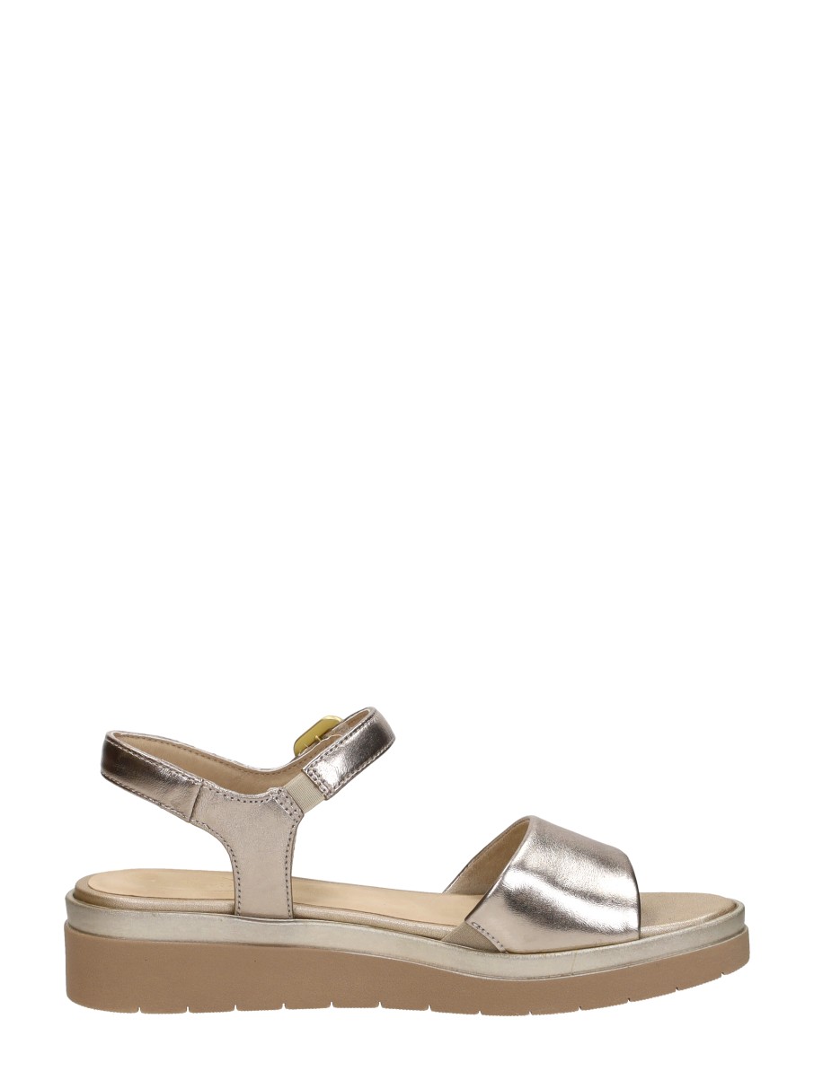 Tamaris Comfort - Sandalen Plat – goudkleur – foto 4 van 4