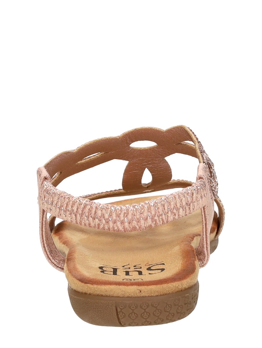Sub55 - Sandalen Plat – champagne – foto 3 van 4
