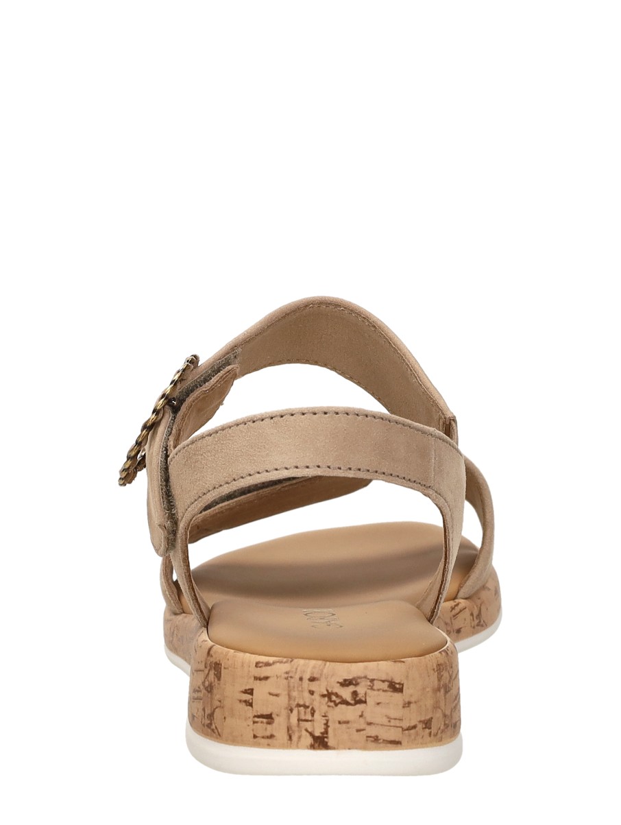 Gabor - Sandalen Plat – beige – foto 3 van 4
