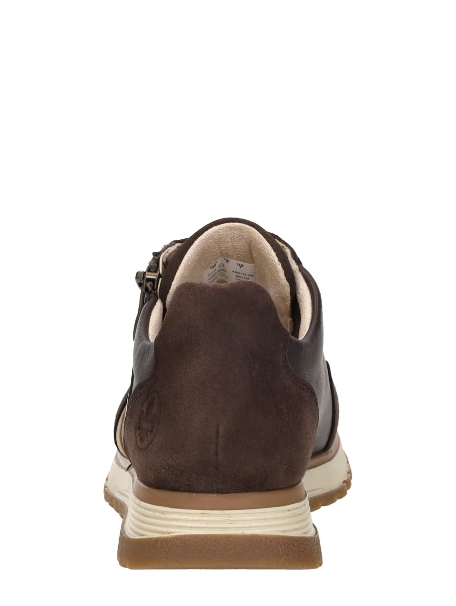 Rieker - Sneakers Laag Middel Bruin – middelbruin – foto 3 van 4