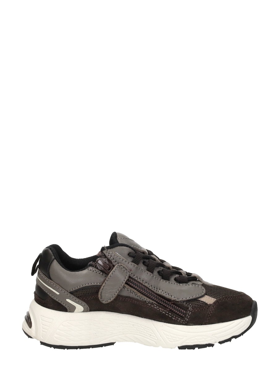 Keq - Sneakers Laag – donkerbruin – foto 4 van 4