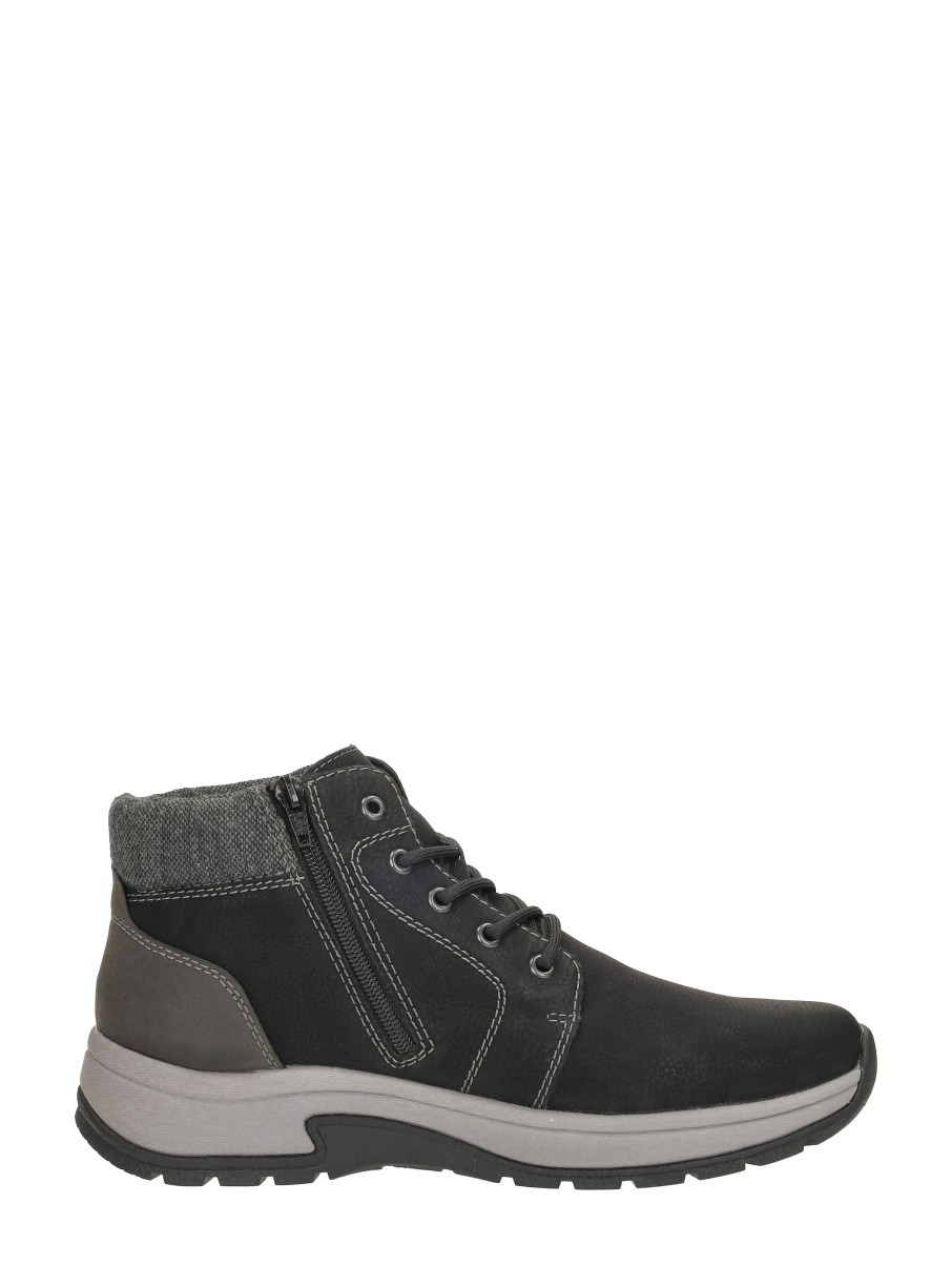 Rieker - Veterschoenen Hoog – zwart – foto 4 van 4