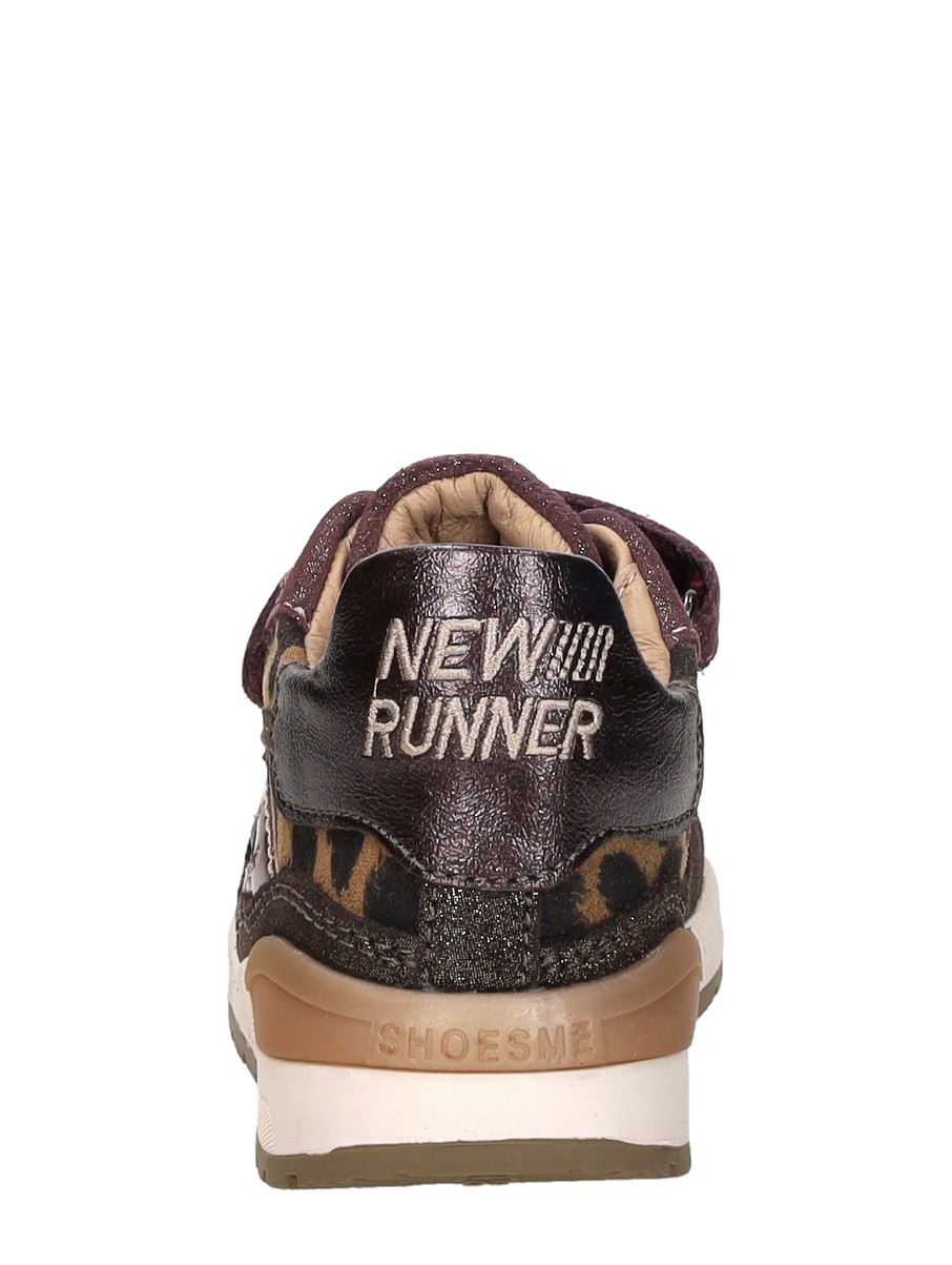 Shoesme - Sneakers Laag – donkerbruin – foto 3 van 4