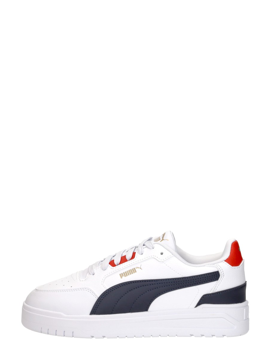 Puma Shuffle kindersneaker wit