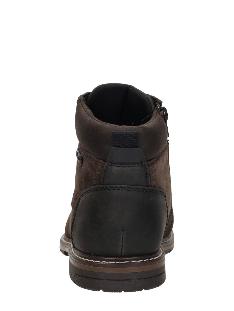 Rieker - Veterschoenen Hoog – donkerbruin – foto 3 van 4