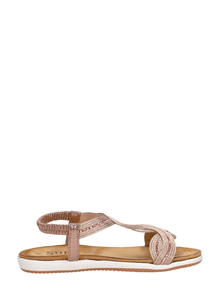 Sub55 - Sandalen Plat – champagne – foto 4 van 4