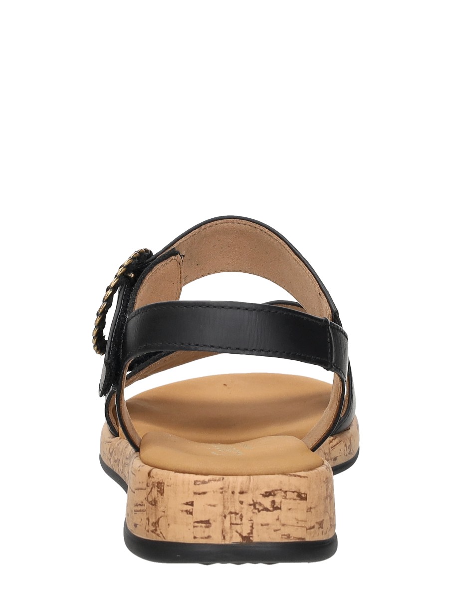 Gabor - Sandalen Plat – zwart – foto 3 van 4