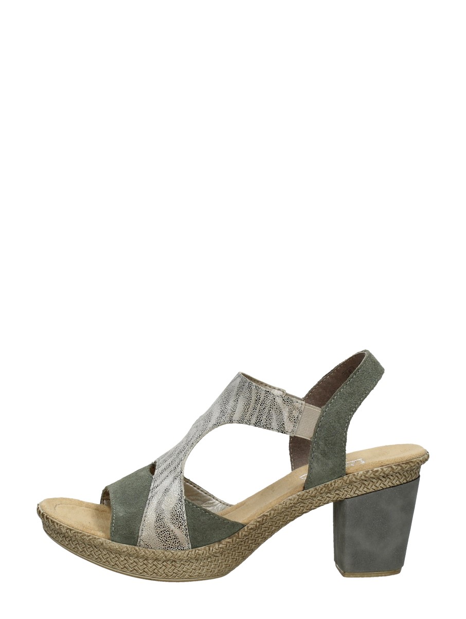 Rieker women sandal brown 61995-81