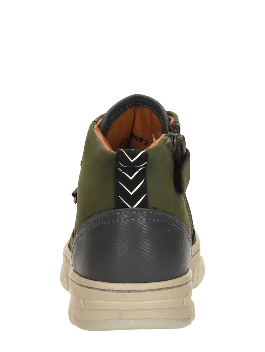 Keq - Veterschoenen Hoog – groen – foto 3 van 4