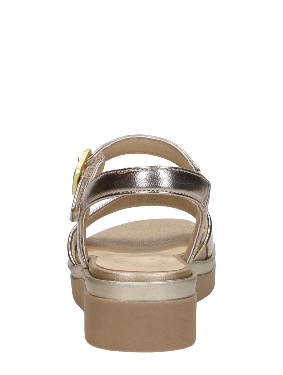 Tamaris Comfort - Sandalen Plat – goudkleur – foto 3 van 4