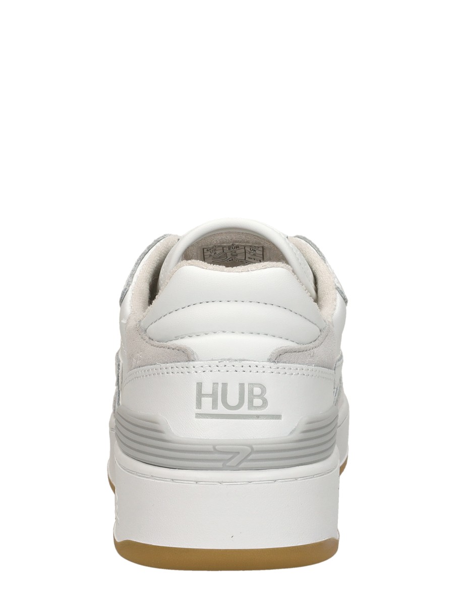 HUB herensneaker wit