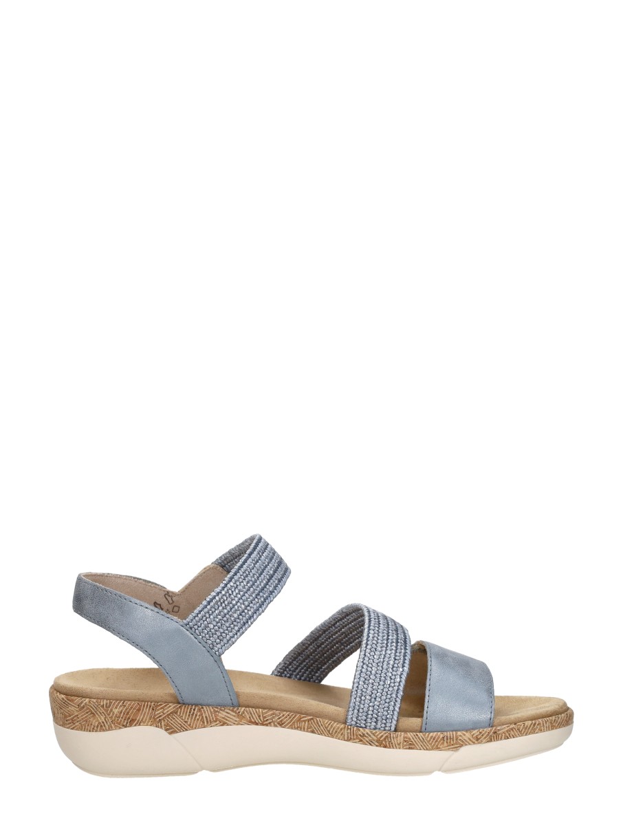 Remonte - Sandalen Plat – licht blauw – foto 4 van 4