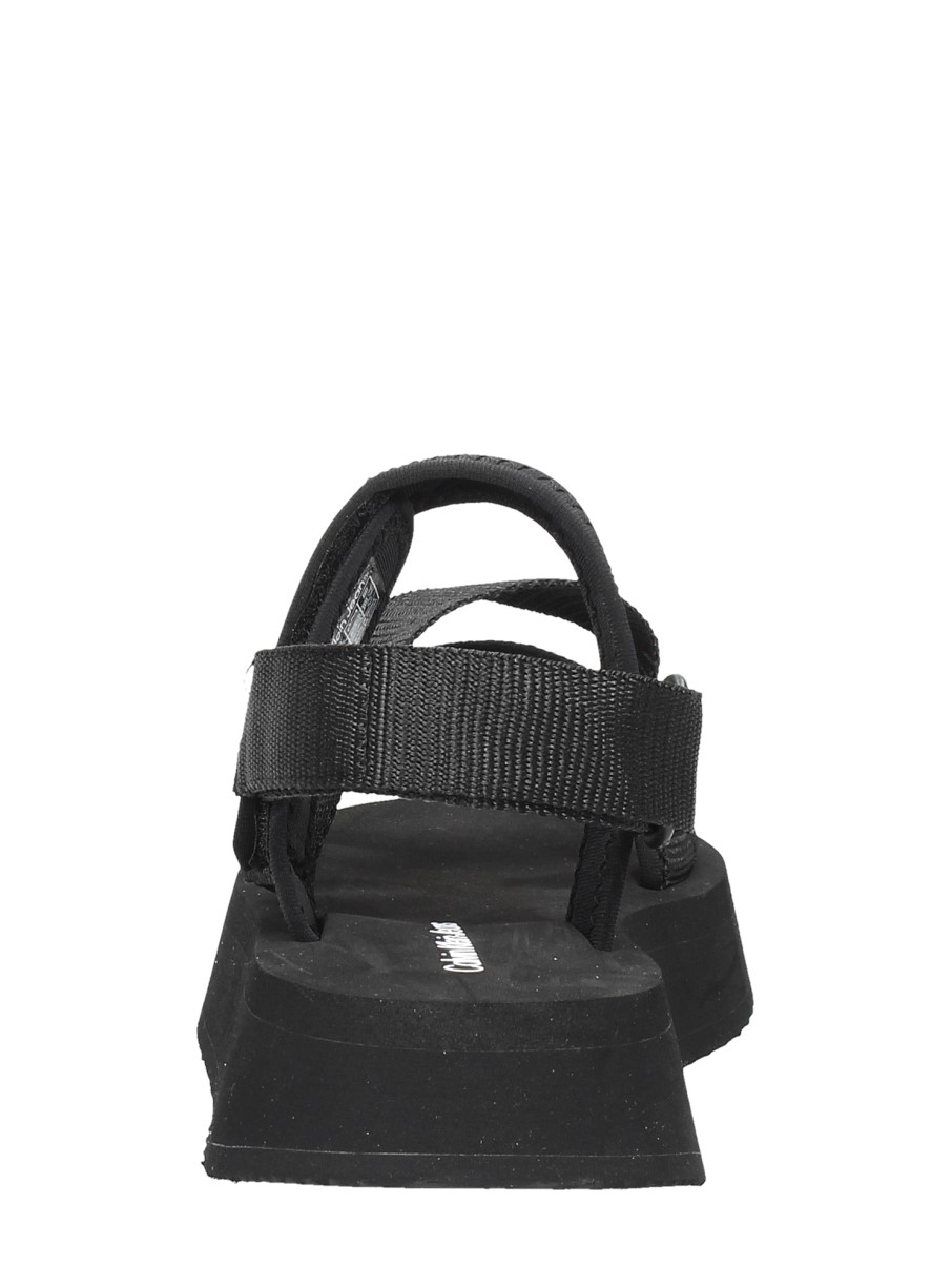 Calvin Klein - Prefresato Sandal Badge – zwart – foto 3 van 4