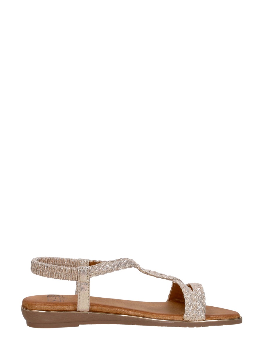 Sub55 - Sandalen Plat – goudkleur – foto 4 van 4
