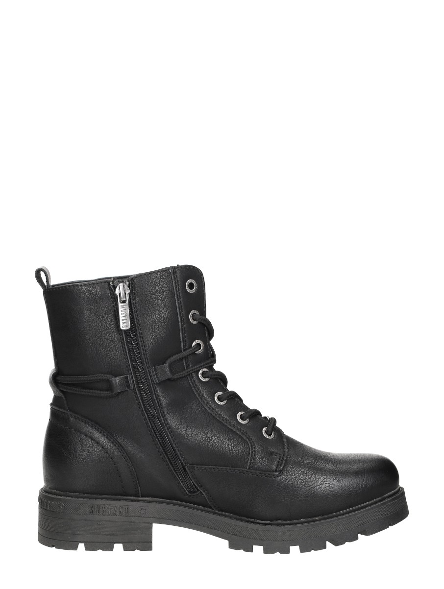 Mustang - Veterschoenen Hoog – zwart – foto 4 van 4