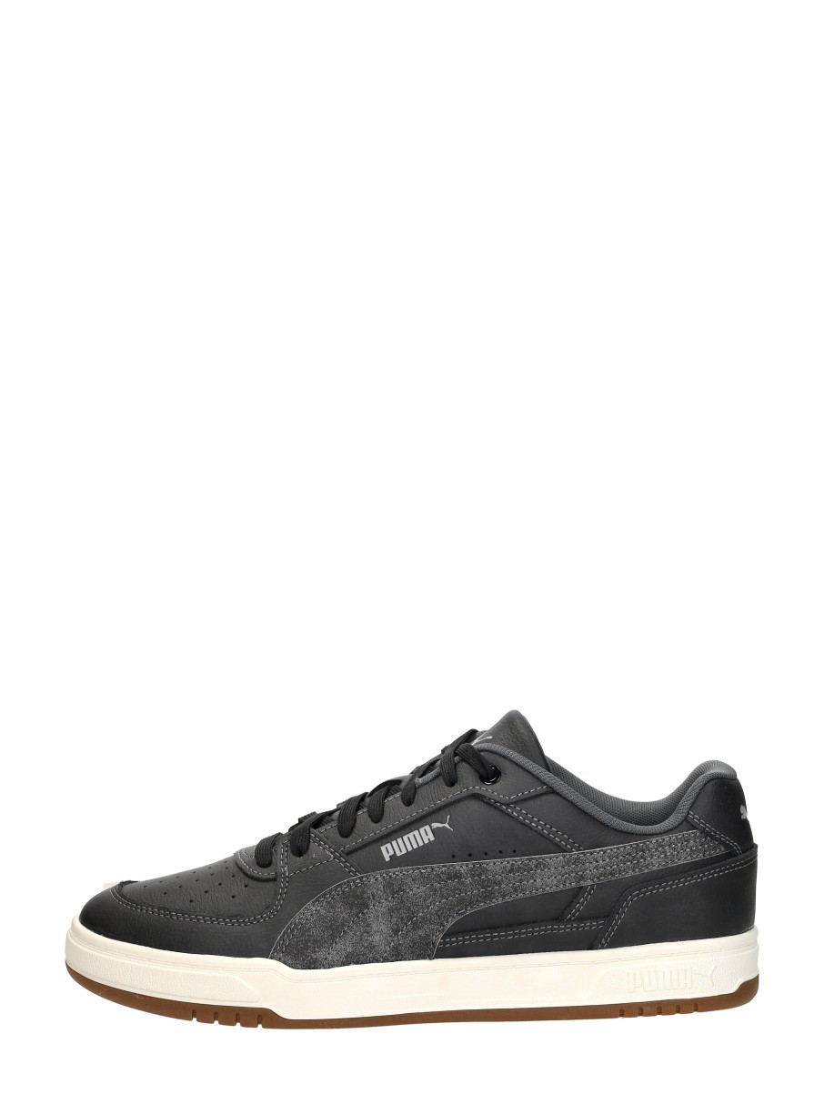 Puma Caven III Crafted Leather Sneakers zwart Leer