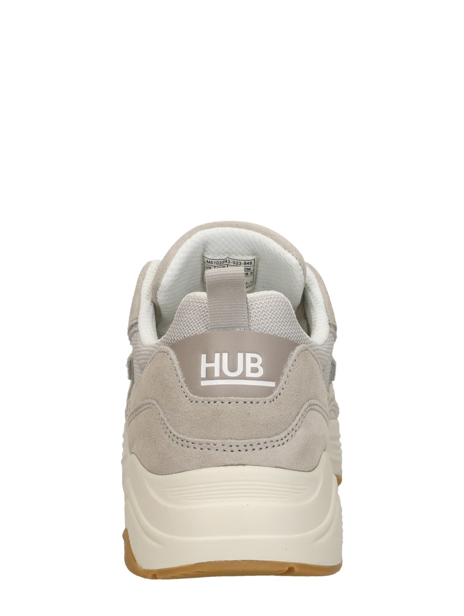 HUB Glide herensneaker grijs