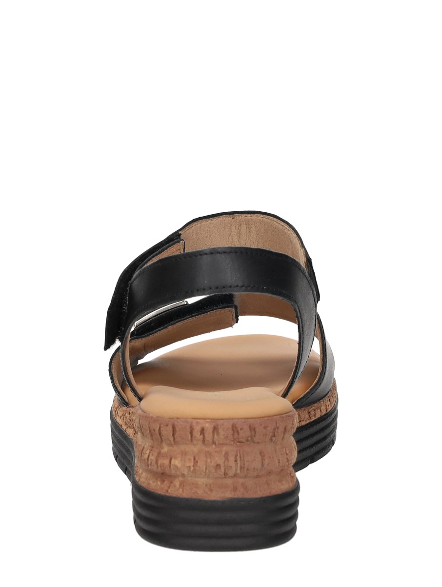 Gabor - Sandalen Plat – zwart – foto 3 van 4