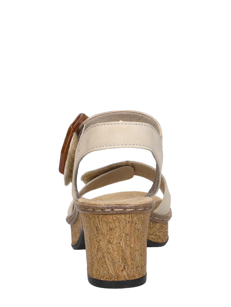 Rieker - Sandalen Hak – beige – foto 3 van 4