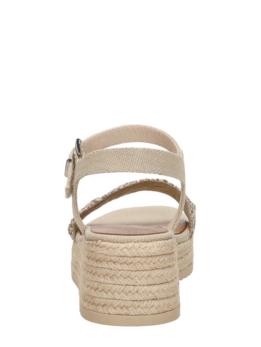 Tamaris - Sandalen Touwzool – beige – foto 3 van 4