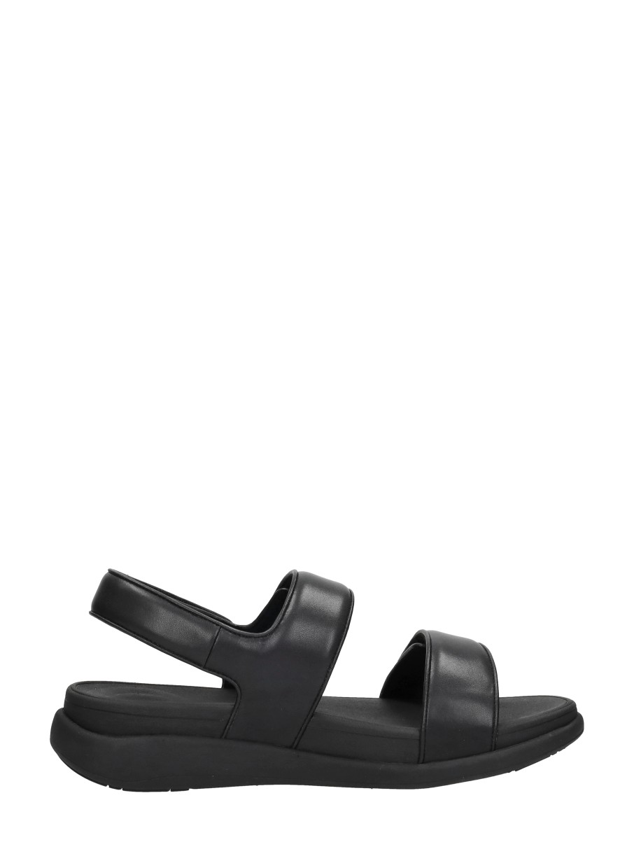 FitFlop - F-mode Go Adjustable Flatform Sandals – zwart – foto 4 van 4