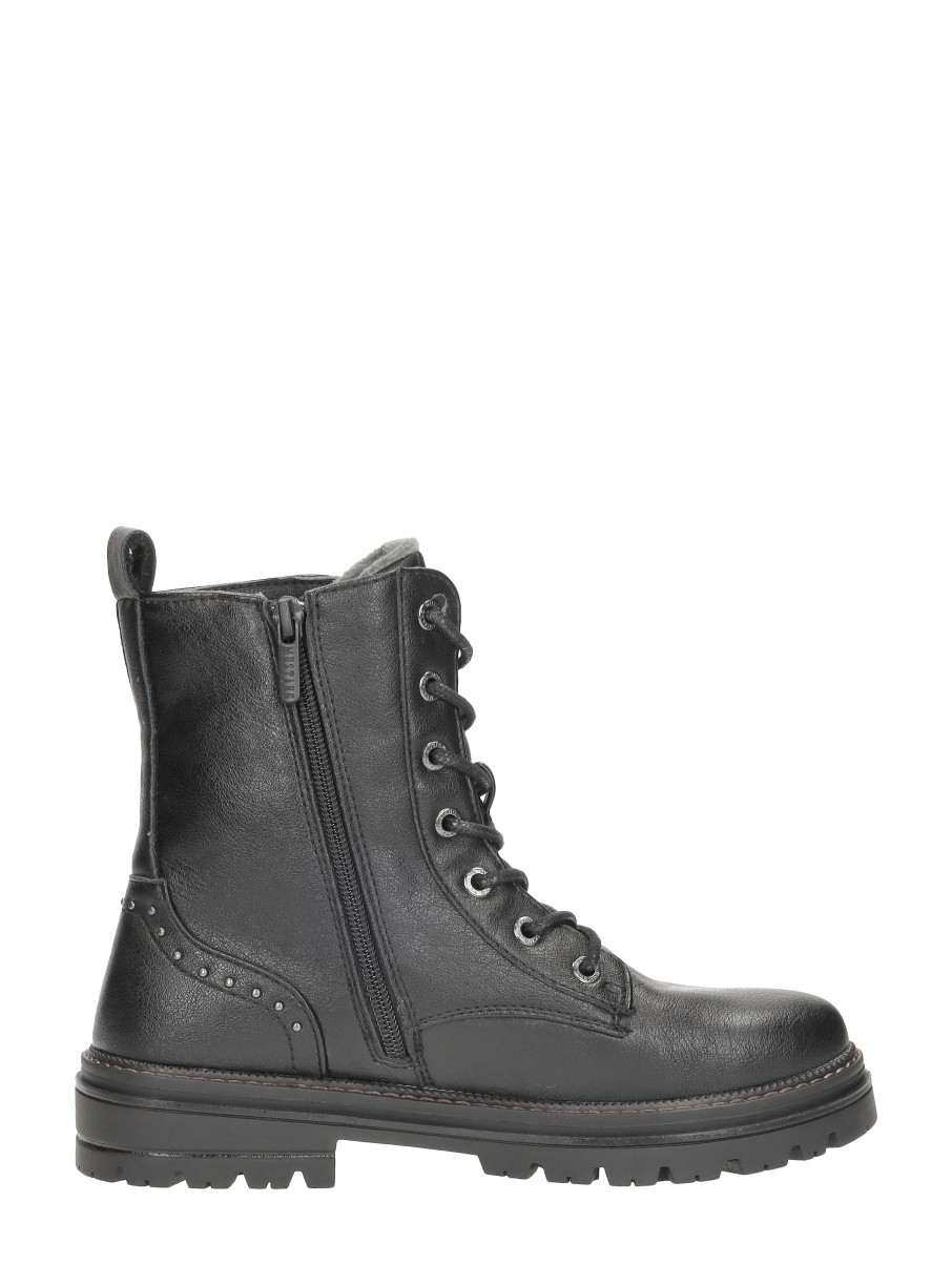 Mustang - Veterschoenen Hoog – zwart – foto 4 van 4
