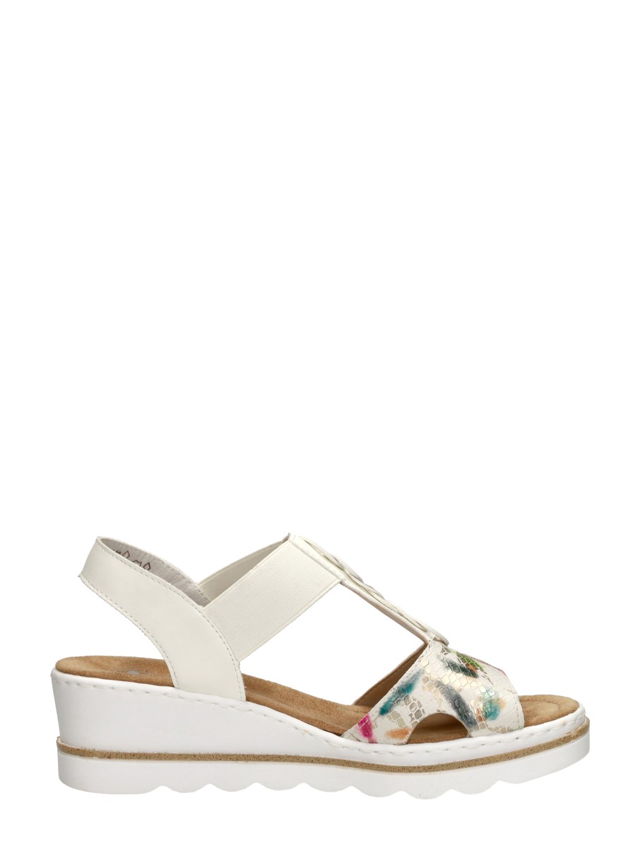 Rieker - Sandalen Hak – wit – foto 4 van 4