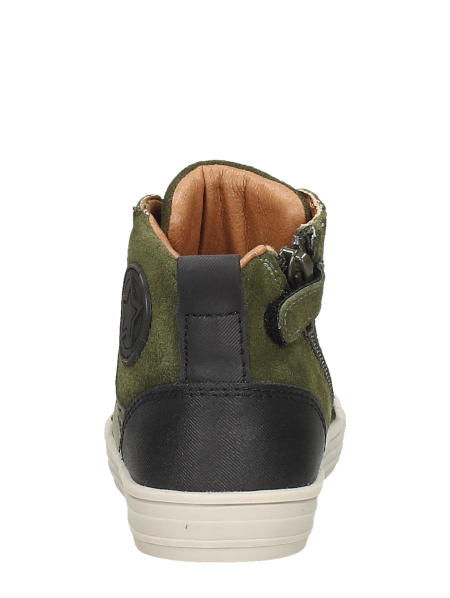 Keq - Veterschoenen Hoog – groen – foto 3 van 4