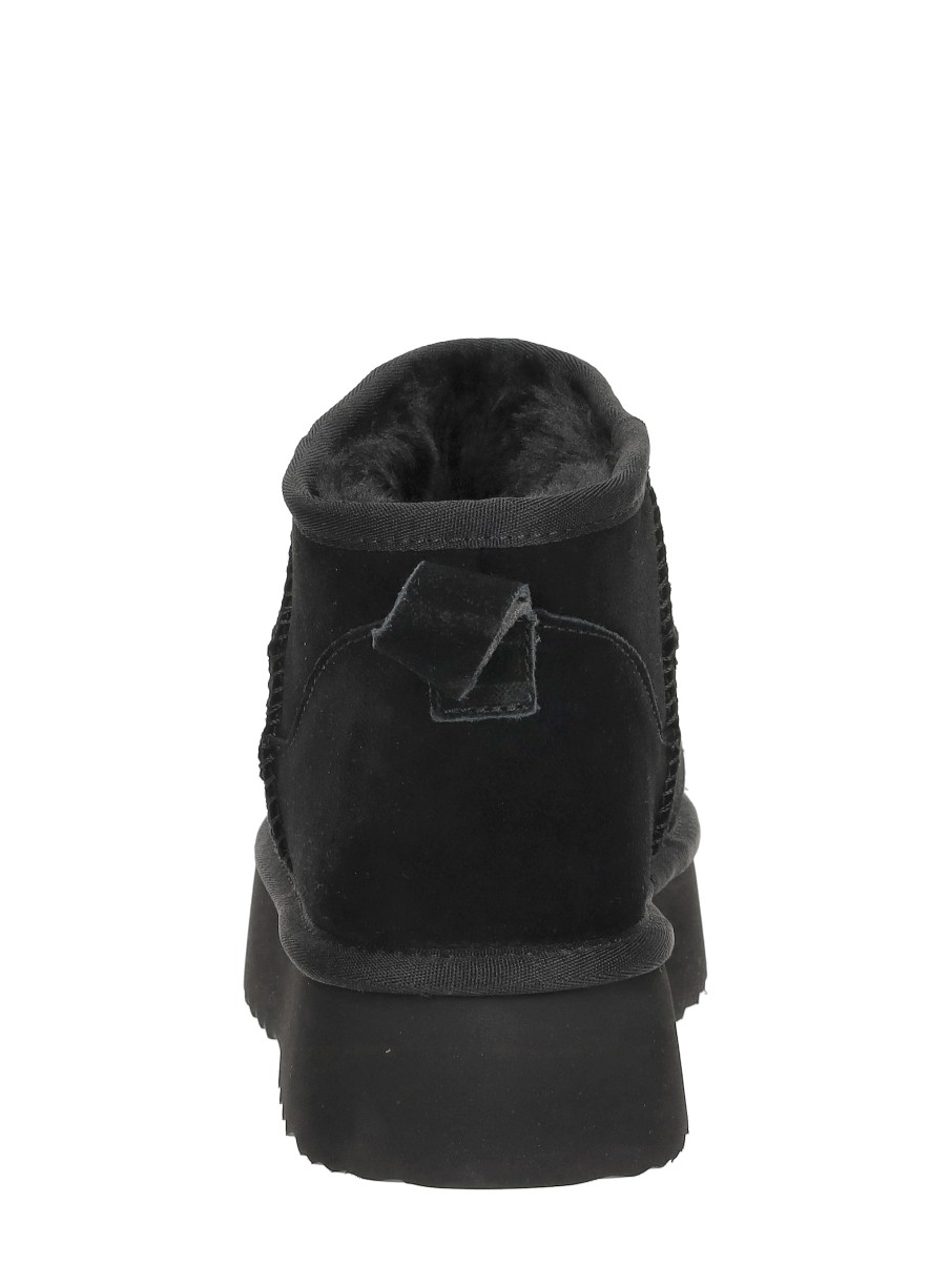 Shoecolate - Enkellaarsjes Plat – zwart – foto 3 van 4