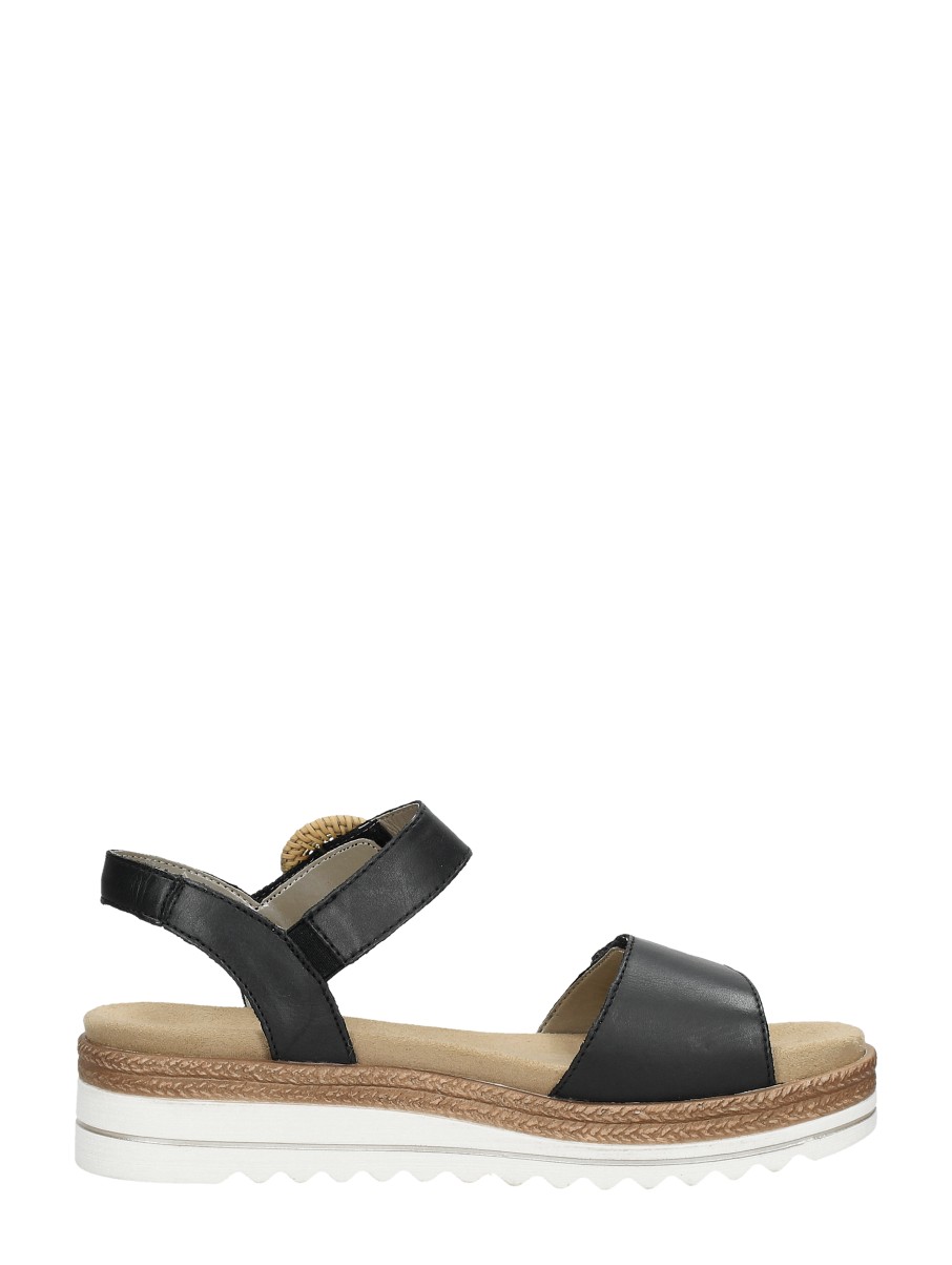 Remonte - Sandalen Plat – zwart – foto 4 van 4