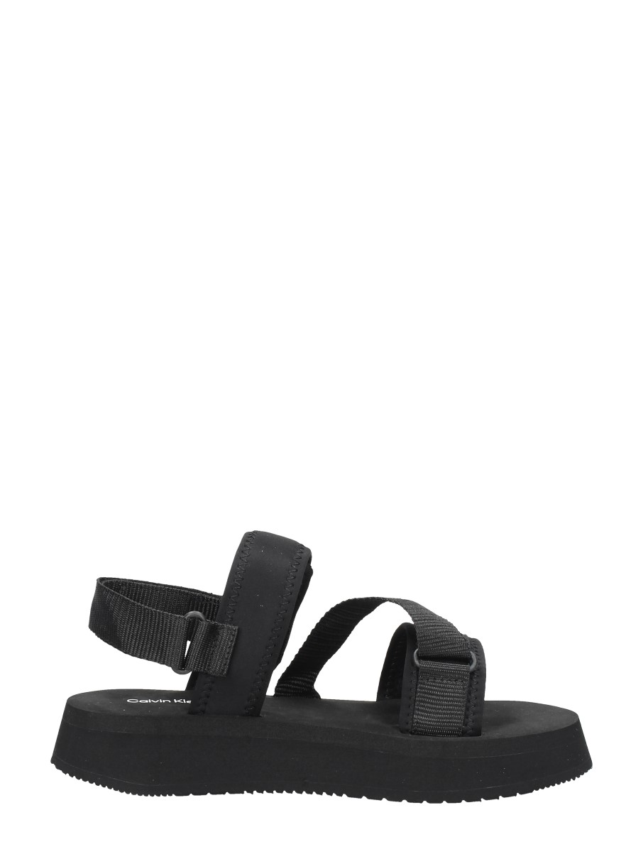 Calvin Klein - Prefresato Sandal Badge – zwart – foto 4 van 4
