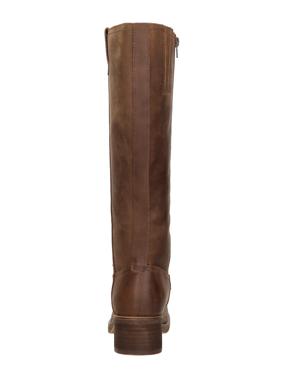 Shoecolate - Lange Laarzen – cognac – foto 3 van 4