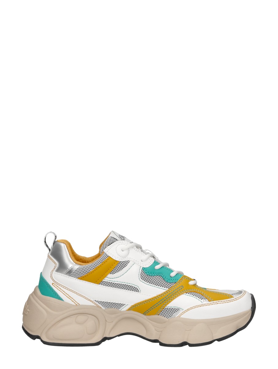 Buffalo damessneaker zilver