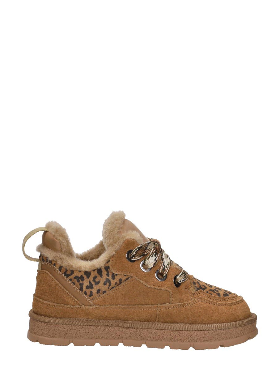 Shoecolate - Veterschoenen Laag – cognac – foto 4 van 4