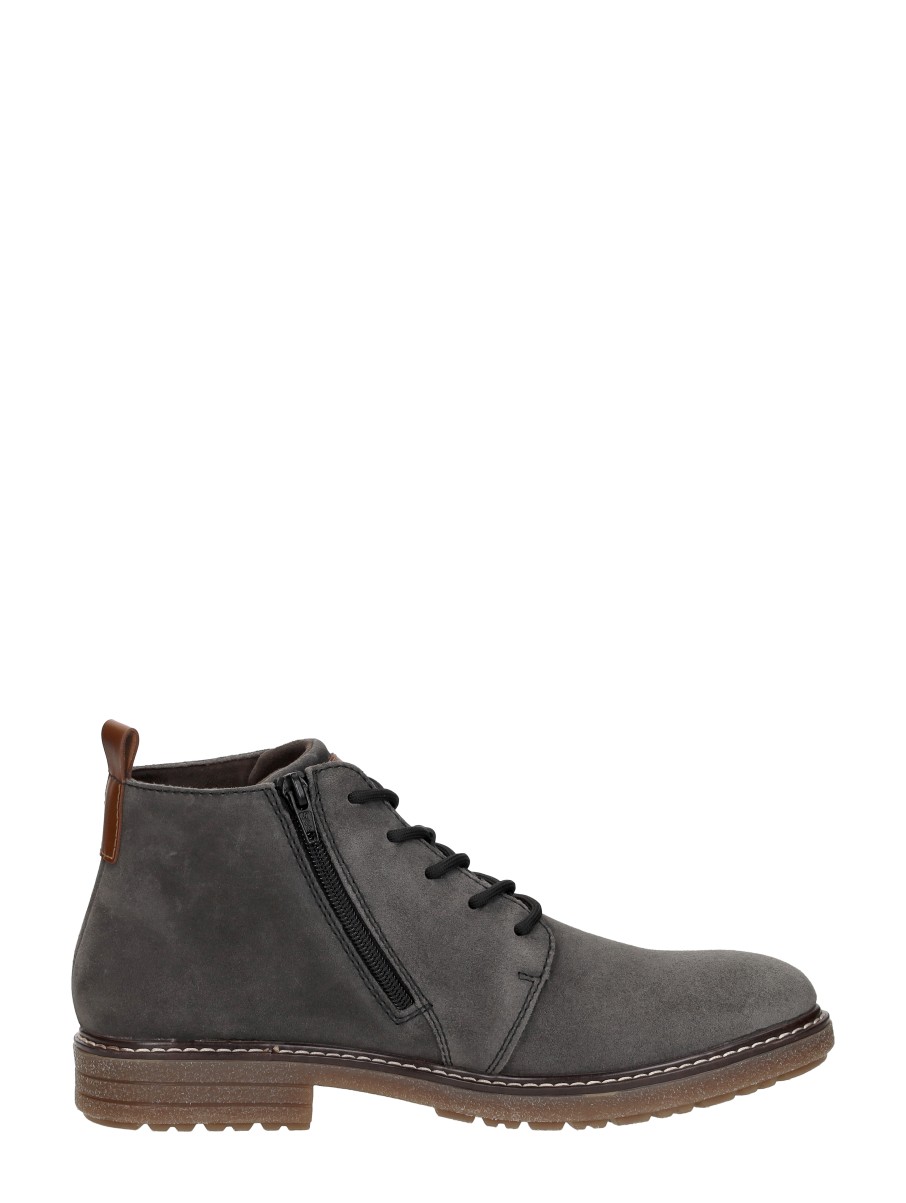 Rieker - Veterschoenen Hoog – donkergrijs – foto 4 van 4