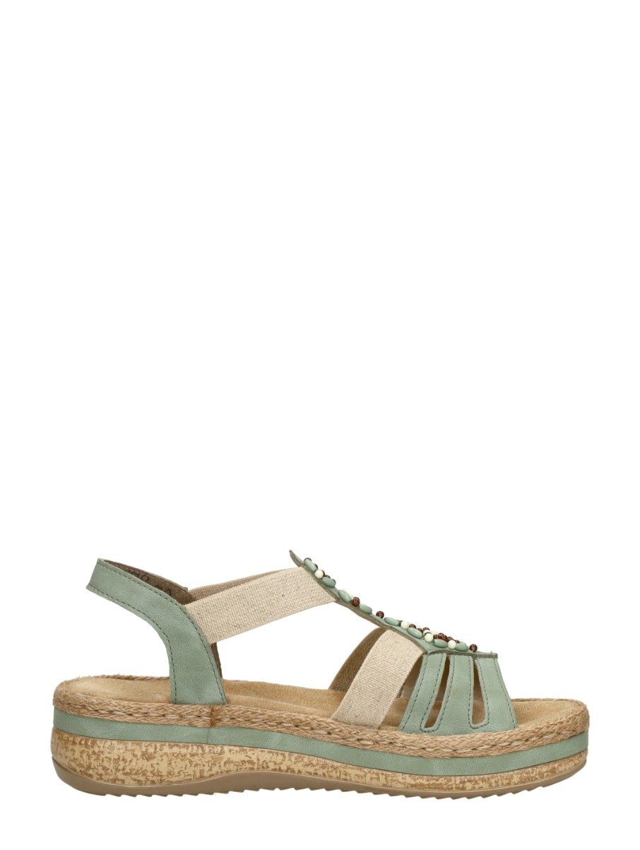 Rieker - Sandalen Plat – mint – foto 4 van 4