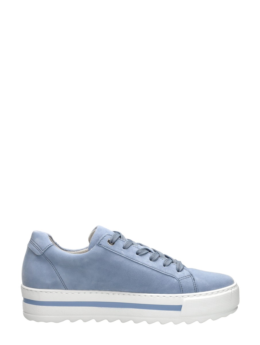 Gabor - Veterschoenen Laag – licht blauw – foto 4 van 4