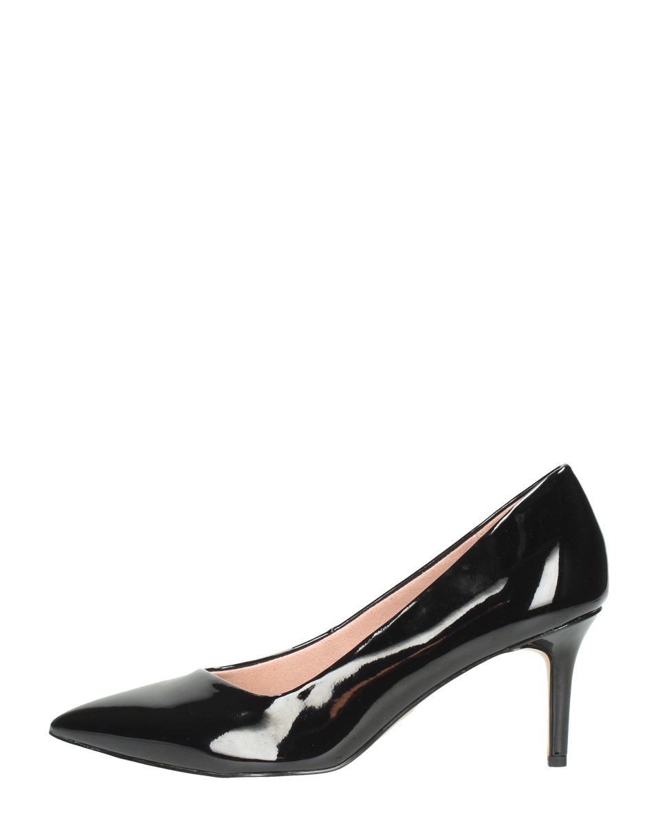 Tamaris - Dames Pumps Zwartlak gevonden by ShwayBox