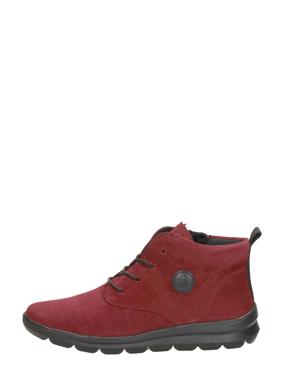 Rieker Veterschoenen Hoog – Rood