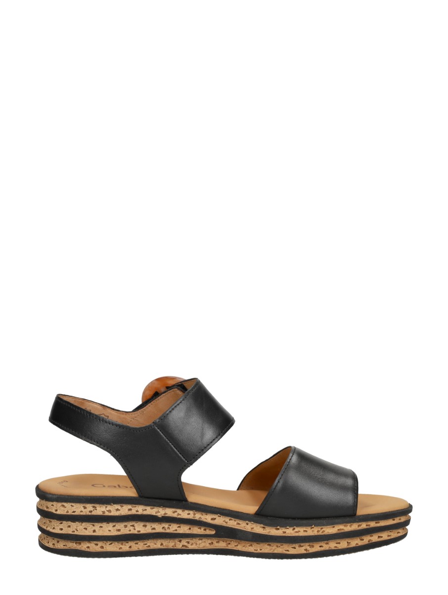 Gabor - Sandalen Plat – zwart – foto 4 van 4