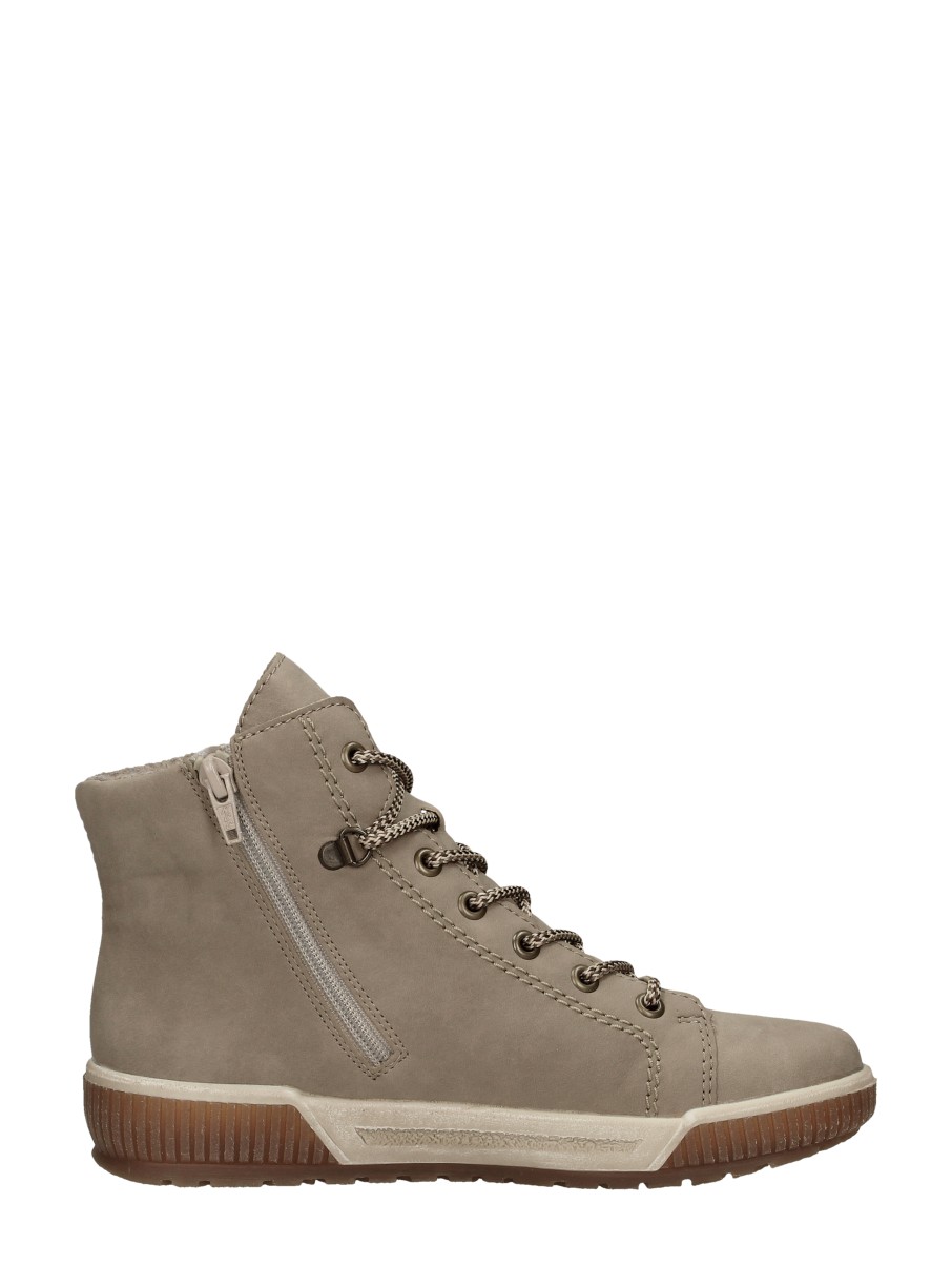 Rieker - Veterschoenen Hoog – taupe – foto 4 van 4