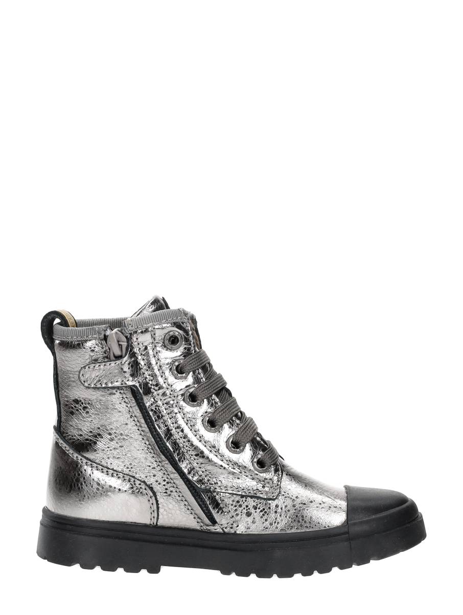 Shoesme - Veterschoen Hoog Zilver – zilverkleur – foto 4 van 4