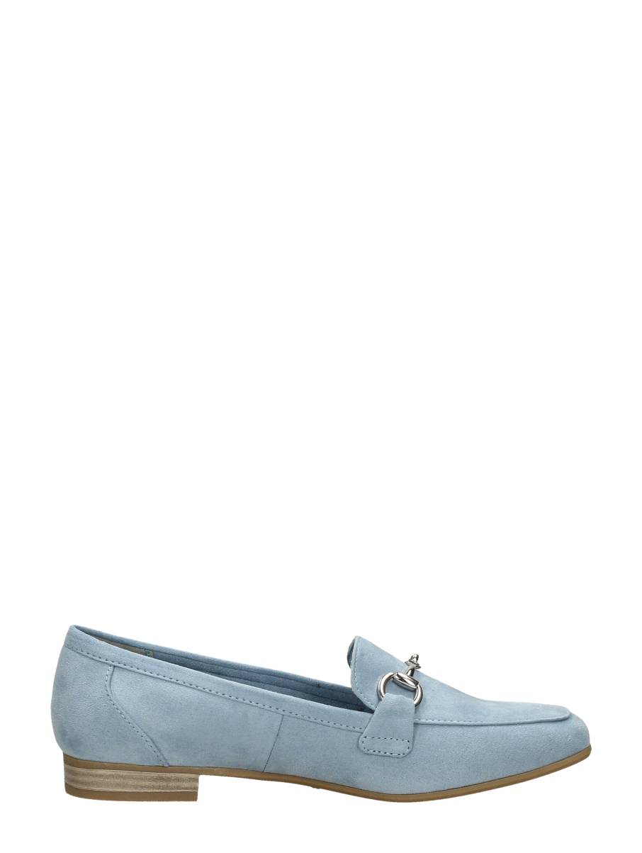 Marco tozzi - Mocassin – licht blauw – foto 4 van 4